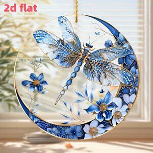 Beautiful Blue Dragonfly Suncatcher Z138